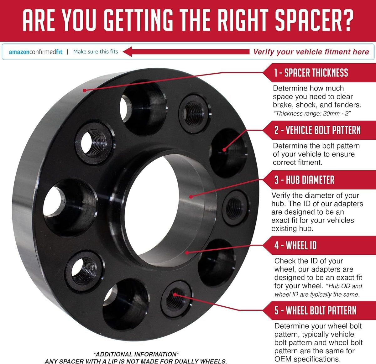 Wheel Spacer Bolt on Spacer Kit 5X110 30Mm 65.1M ID OD with M12X1.25 Black Bolts Fits 2014-2022 Jeep Cherokee 2017-2023 Compass 2015-2023 Renegade