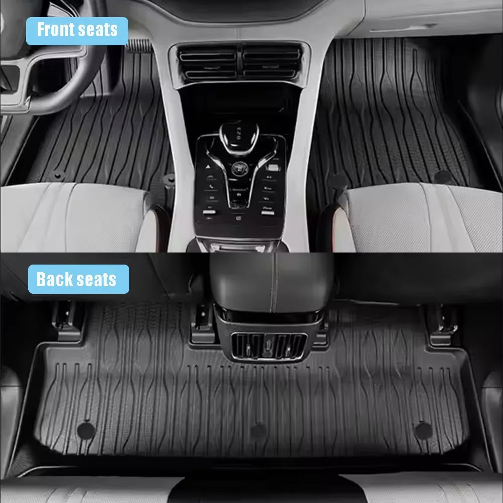 For BYD Seal U Sealion 6 Song plus 2021-2025 2026 TPE Floor Mats and Cargo Liner, All Weather Floor Liners Trunk Mat LHD & RHD