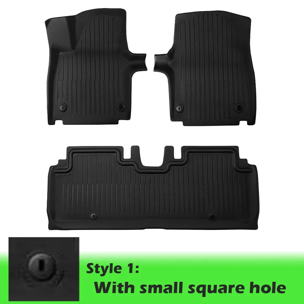 BEVO XPE Floor Mats Custom for KIA EV6 2022 - 2025 2026 All Weather Waterproof Non-Slip Trunk Mat Cargo Liner Rear Backrest Pad