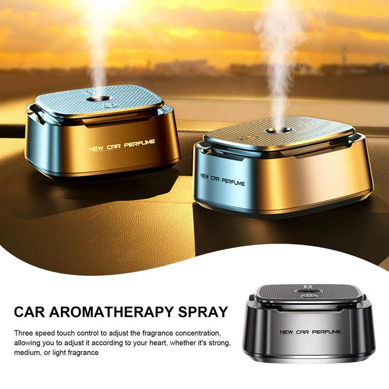 15Ml Car Ultrasonic Atomizer Aroma Diffuser Aromatherapy Car Freshener Auto Long-Lasting Concentration Smart Fragrance