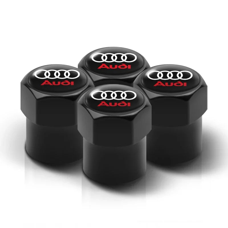 4Pcs Car Wheel Tire Valve Caps Tyre Stem Cover Bolt-In Accessories for  Sline A6 Q7 A7 S3 A8 A3 RS A1 A5 A4 Quattro Q5 Q3 TT