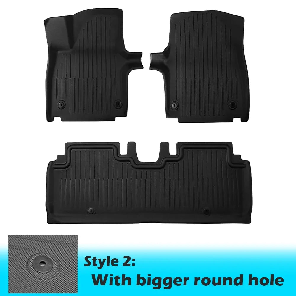 BEVO XPE Floor Mats Custom for KIA EV6 2022 - 2025 2026 All Weather Waterproof Non-Slip Trunk Mat Cargo Liner Rear Backrest Pad