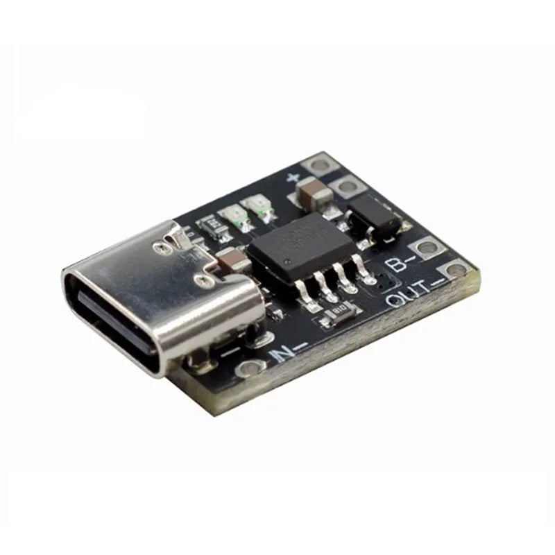 Ultra-Small Lithium Battery Charging Panel 1A Ternary Lithium Battery 3.7V4.2V Charger Module Type-C with Protection Board