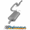 VIPER 2.5" Exhaust for Ford Falcon BA BF XT 4.0L NA Sedan Hotdog/Muffler