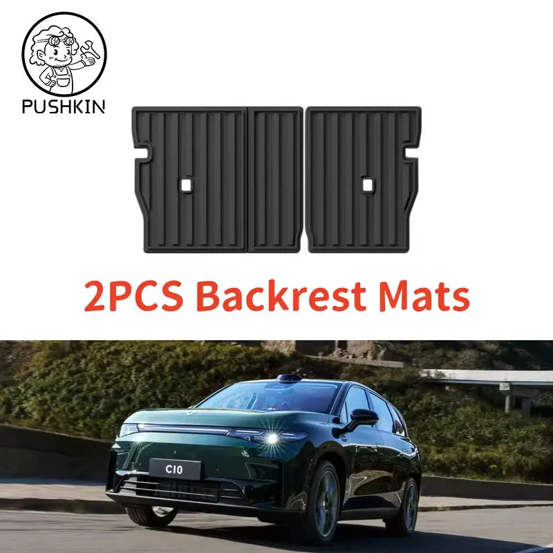 RHD for LEAPMOTOR C10 2024 2025 TPE Floor Mats Cargo Liners All Weather Floor Liners Trunk Mat TPE Heavy Duty Waterproof Pad
