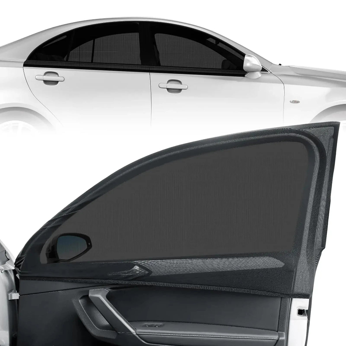 Car Window Mesh Sunshade Heat Insulation and Sun Protection Strong Magnetic Sunshade Suitable for Car Side Window Sunshades
