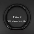 Universal Car Steering Wheel Cover Carbon Fiber Leather Three-Dimensional anti Slip, Timple and Fashionable Car Accessories