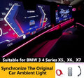 LED for BMW Instrument Ambient Lighting for BMW 2/3/4/7 Series X5 X6 X7 M3 M4 G20 G22 G80 G82 Curved Display Ambient Lighting