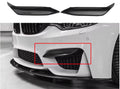 M3 M4 Carbon Fiber Upper Splitter For BMW F80 M3 F82 F83 M4 420i 428i 430i 440i Front Bumper Upper Air Canards Trim 2014-2020