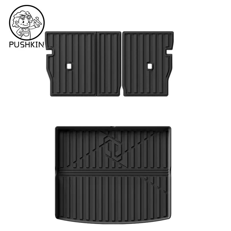 RHD for LEAPMOTOR C10 2024 2025 TPE Floor Mats Cargo Liners All Weather Floor Liners Trunk Mat TPE Heavy Duty Waterproof Pad