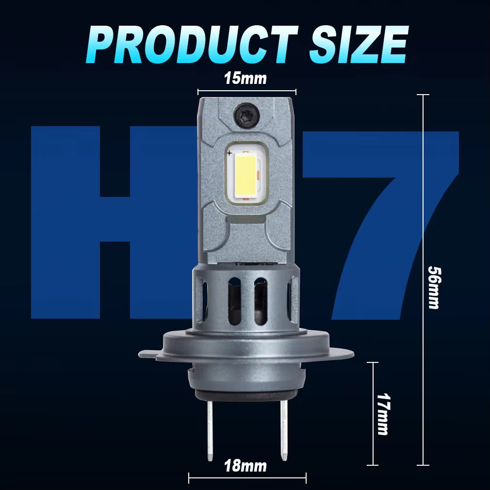 Dream Chaser 20000LM Mini H7 LED Headlight Bulb Wireless 120W CSP for Car Headlamp Auto Diode Lamps H7 Turbo Led 12V 6500K