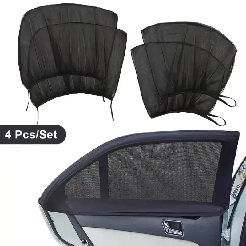 Car Window Mesh Sunshade Heat Insulation and Sun Protection Strong Magnetic Sunshade Suitable for Car Side Window Sunshades