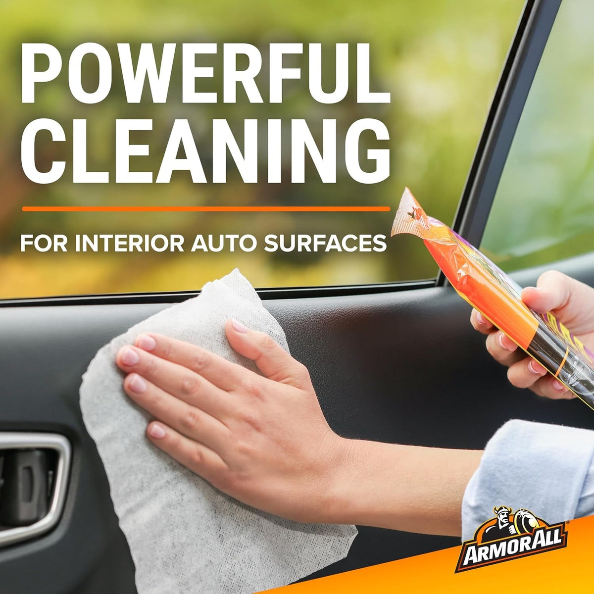Car Interior Cleaner Wipes, Interior Cleaning Wipes for Cars, Trucks, Motorcycles, 60 Each