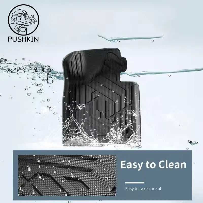 RHD for LEAPMOTOR C10 2024 2025 TPE Floor Mats Cargo Liners All Weather Floor Liners Trunk Mat TPE Heavy Duty Waterproof Pad