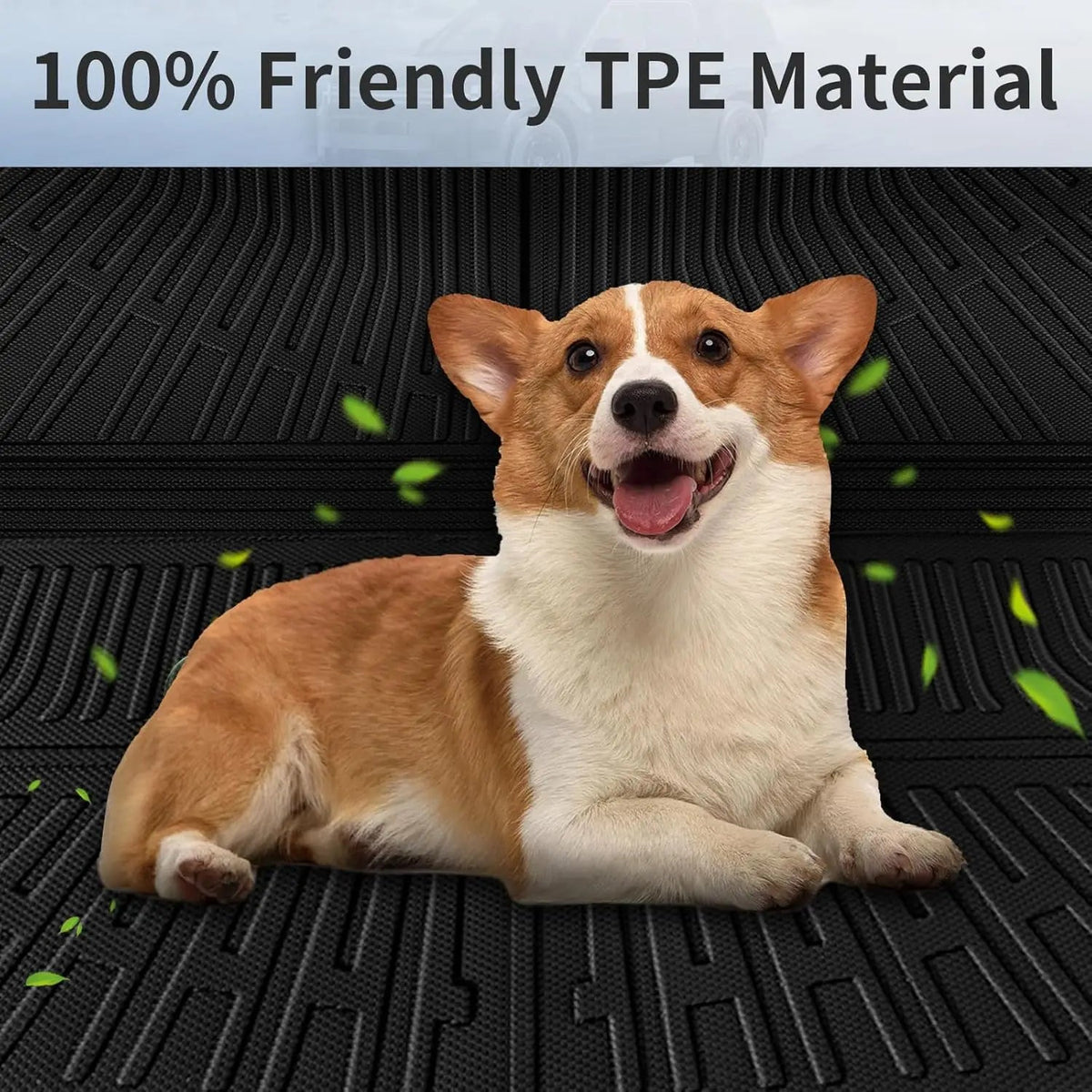 For Hyundai Santa Fe 2024 2025 6 & 7 Seats TPE Floor Mats, All Weather Trunk Mat Waterproof Carpet Custom Fit Fuel & Hybrid