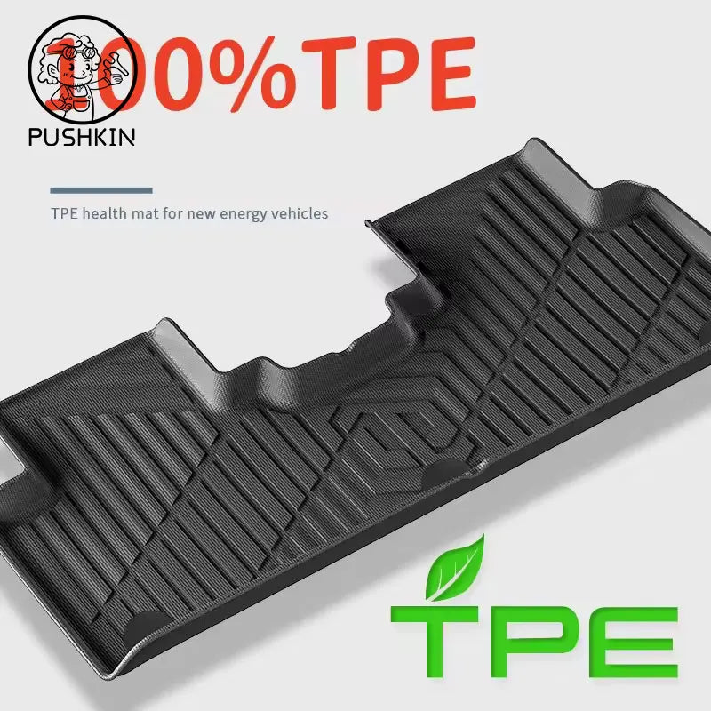 RHD for LEAPMOTOR C10 2024 2025 TPE Floor Mats Cargo Liners All Weather Floor Liners Trunk Mat TPE Heavy Duty Waterproof Pad