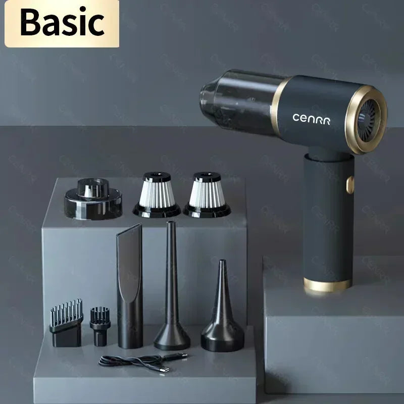 210000PA Car Vacuum Cleaner Mini Wireless Handheld Portable Vacuum Cleaner Strong Suction Vacuum Cleaner Cleaning Machine